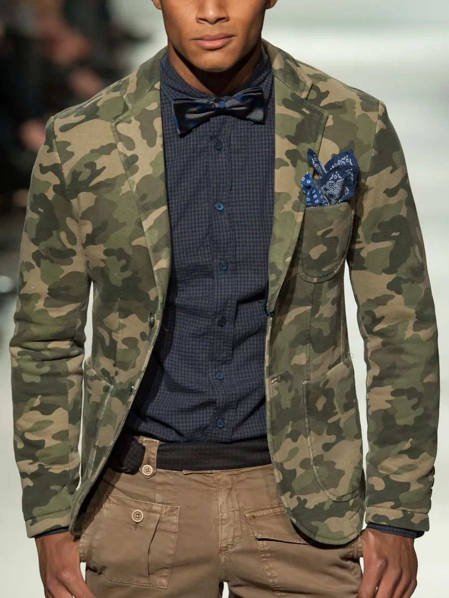 【24-hour shipping】Men's Multi-Pocket Casual Camo Blazer