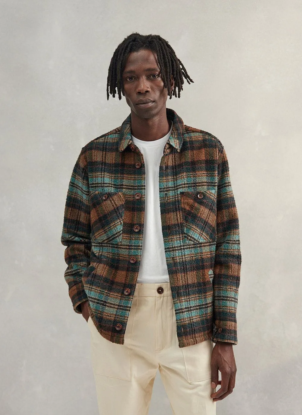 Blanket Overshirt | Casentino Wool | Autumnal Check