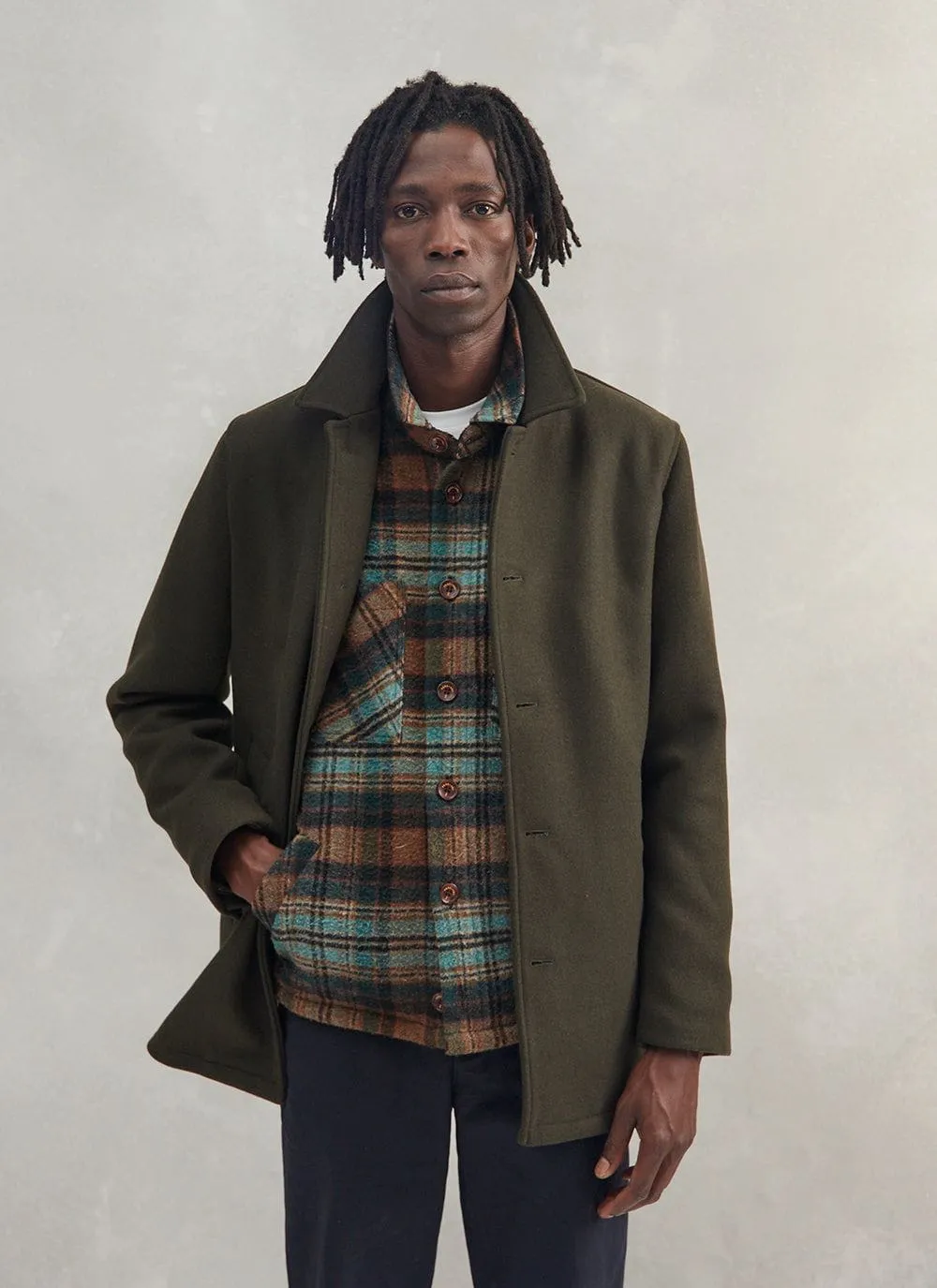 Blanket Overshirt | Casentino Wool | Autumnal Check
