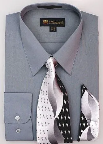 Men Dress Shirt SG-21-Charcoal
