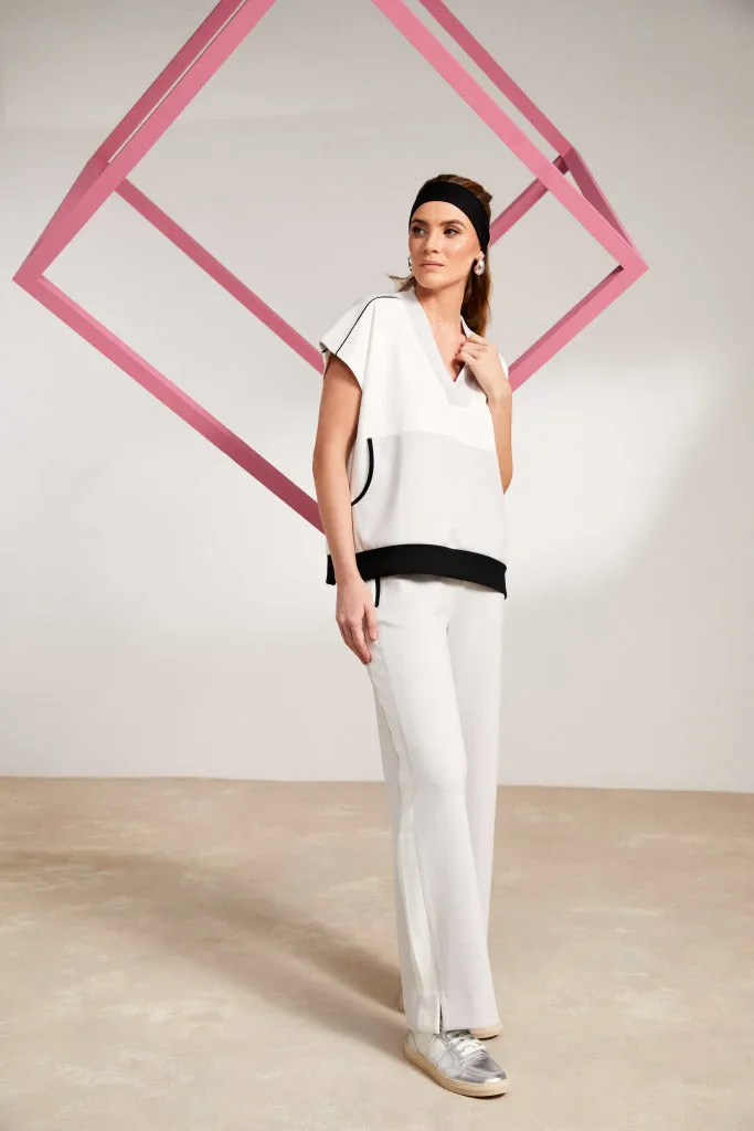 Naya Trouser With Contrast Panel