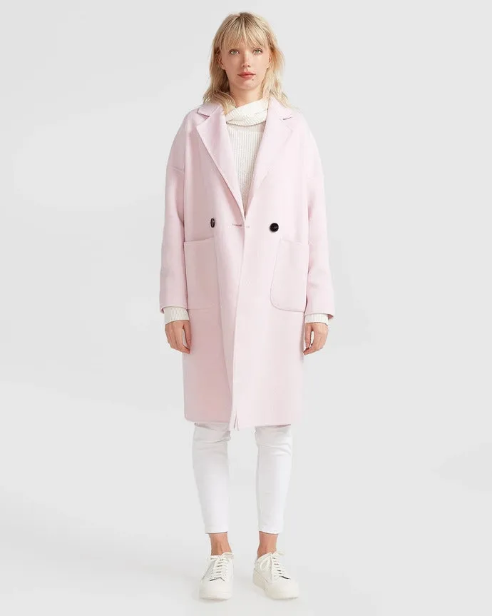 Publisher Double-Breasted Wool Blend Coat