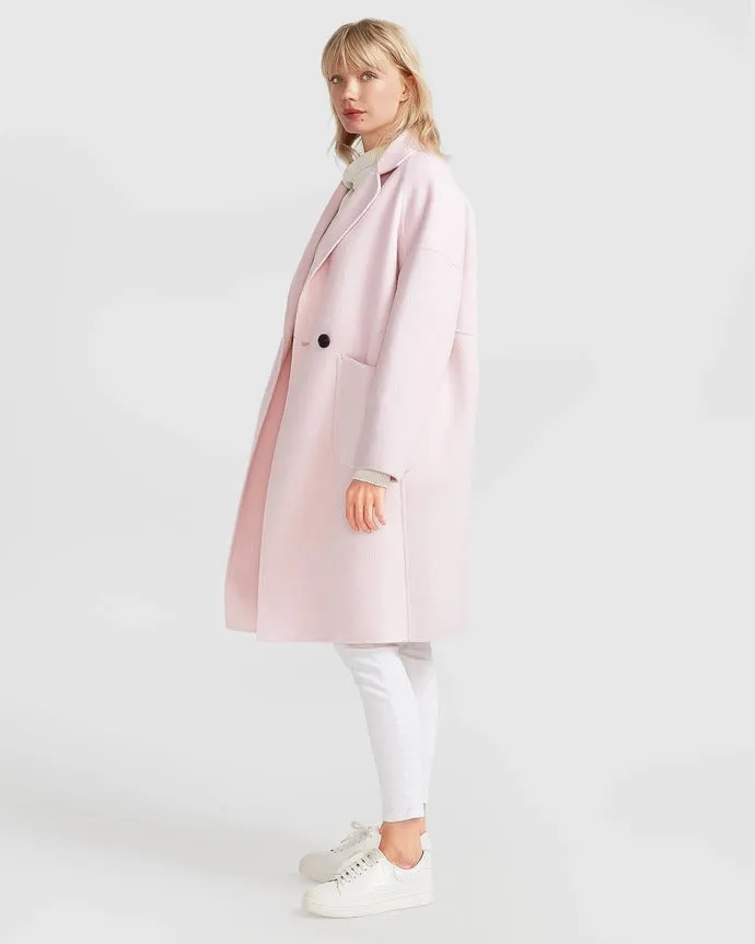 Publisher Double-Breasted Wool Blend Coat