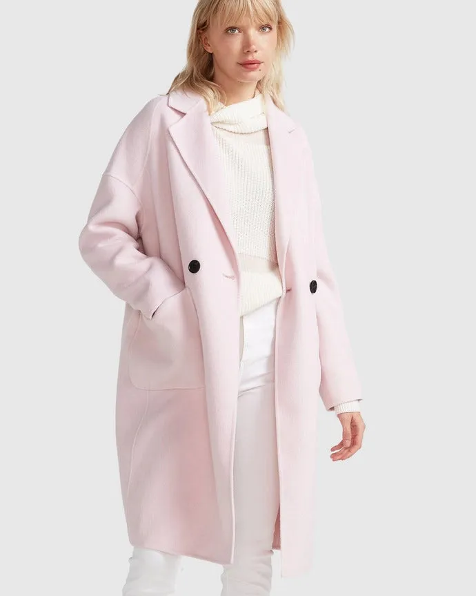 Publisher Double-Breasted Wool Blend Coat