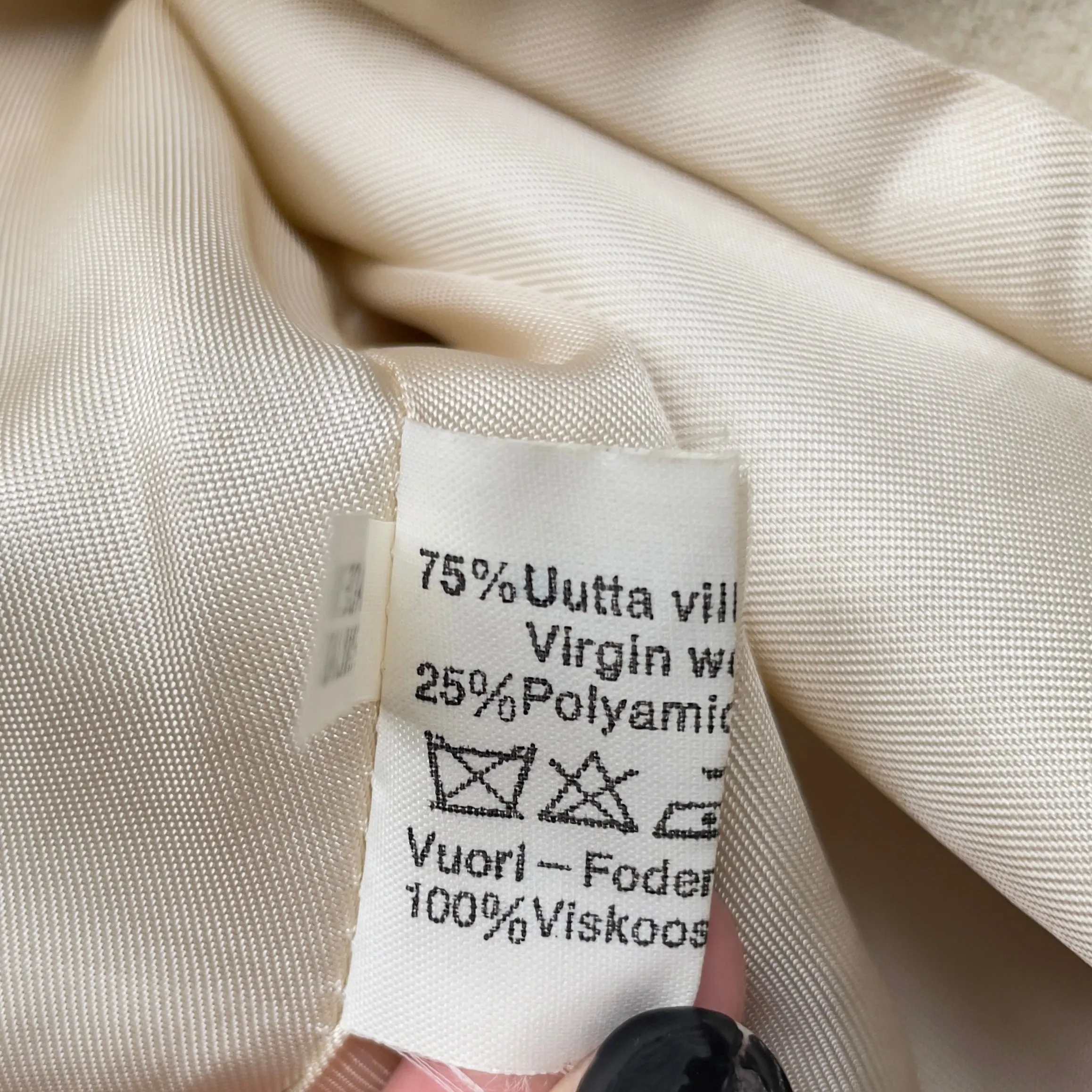 Vintage Off White Over Coat - Master Coat